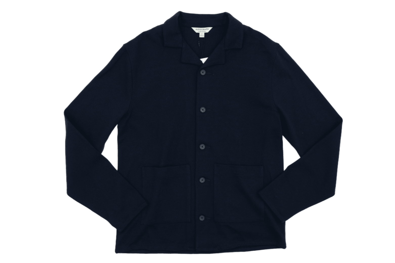 Autograph Men's Shirt Size S / XL Dark Navy Button Pockets New