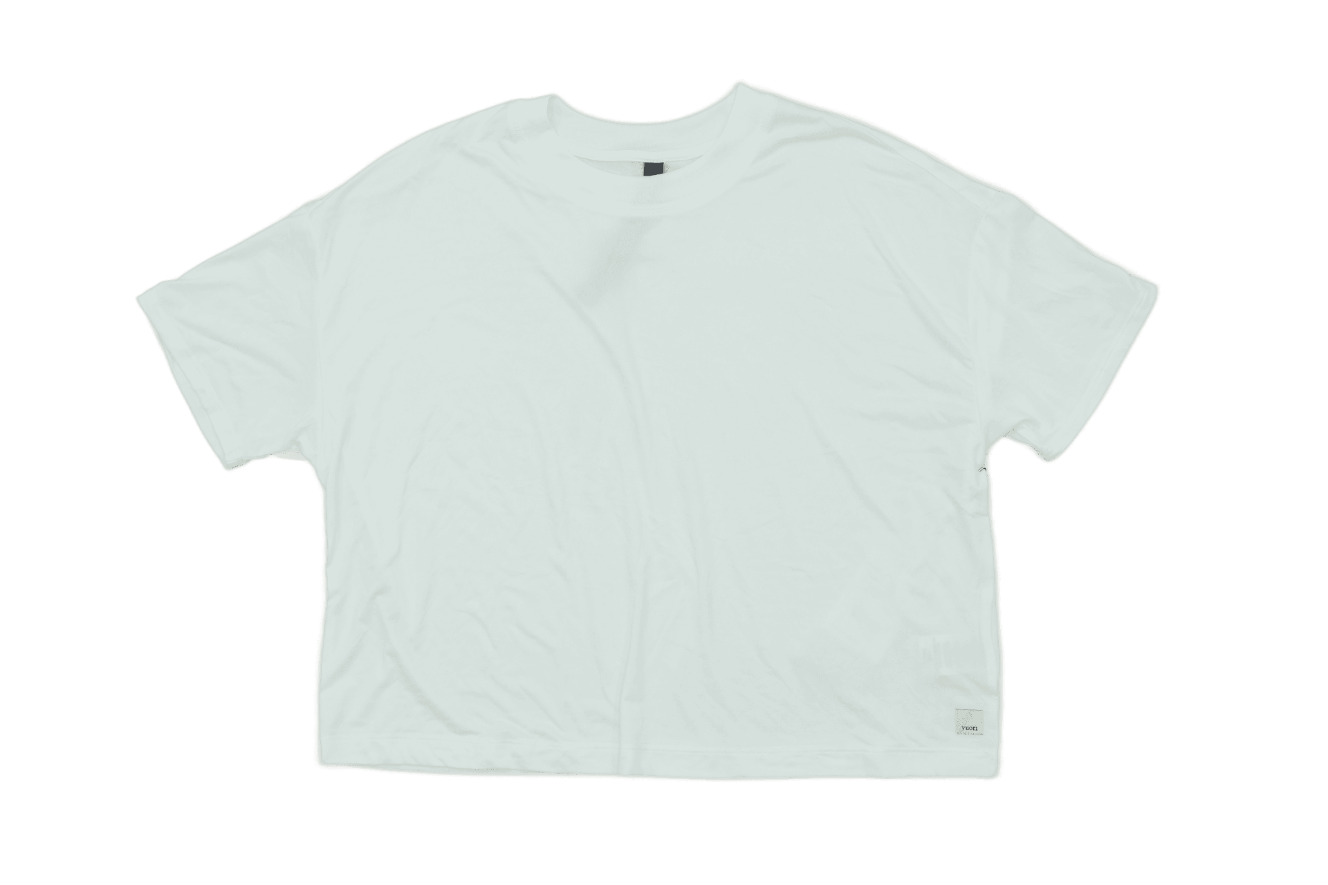Vuori Women’s Energy T-Shirt White Crew Neck Short Sleeves Pullover New