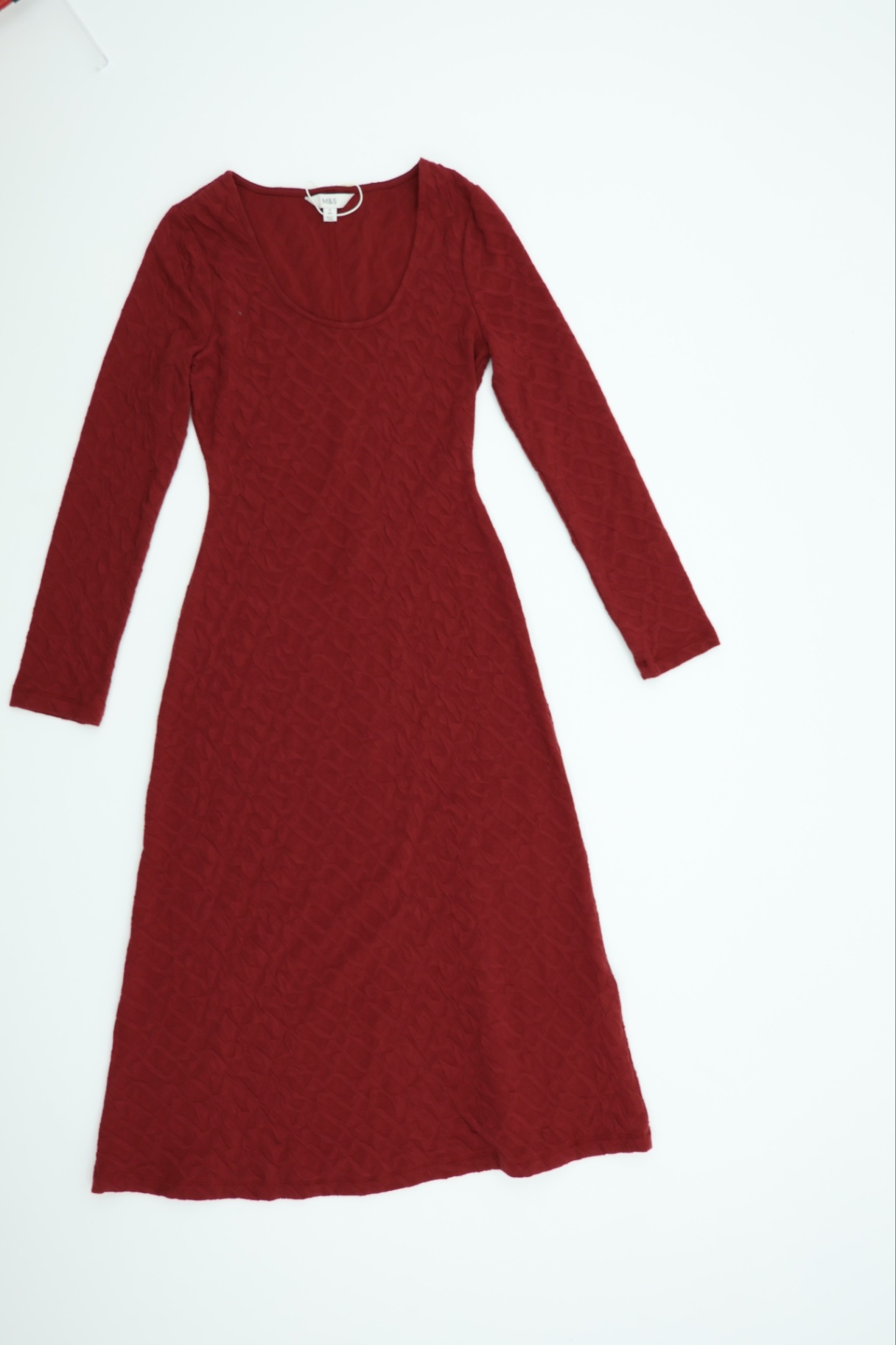 Marks & Spencer Women&rsquo;s 6 Red Quilted Pattern New